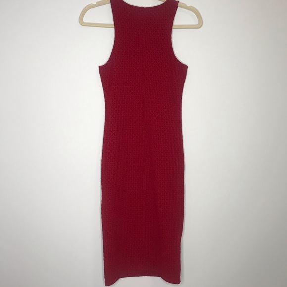 FOREVER 21 Red midi sleeveless dress Small - Picture 2 of 5